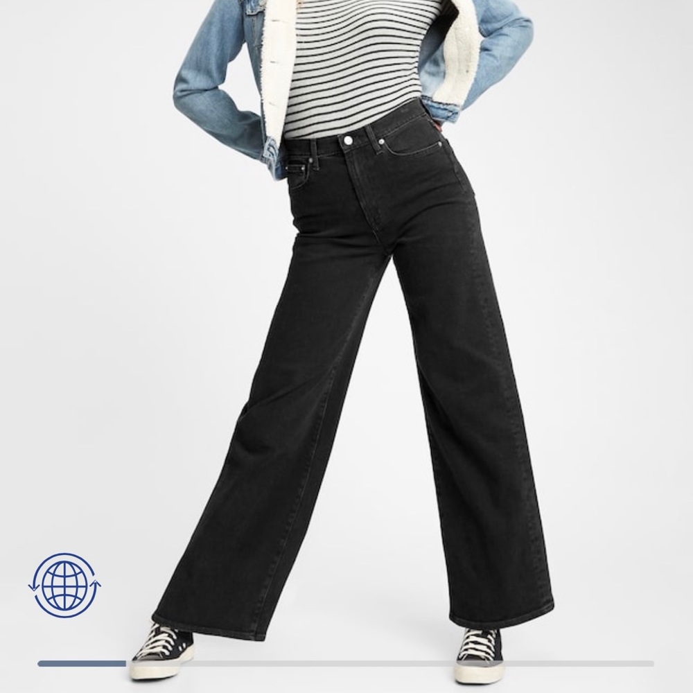 Gap Sky High Wide-Leg Jeans With Washwell™